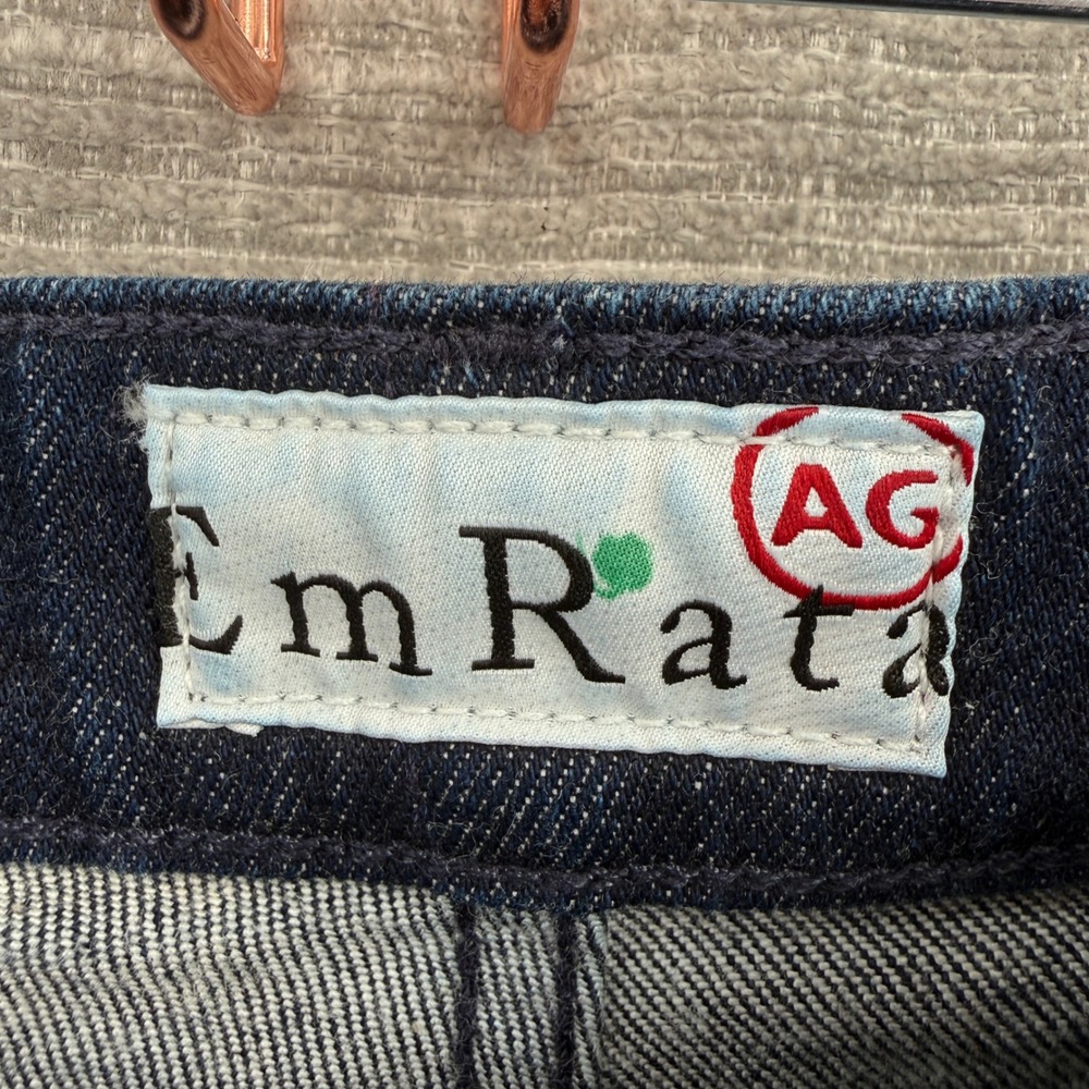 AG Adriano Goldschmied‎ EmRata Flare Jeans Womens 31 Stretch Seam Detail Boho - Picture 7 of 14